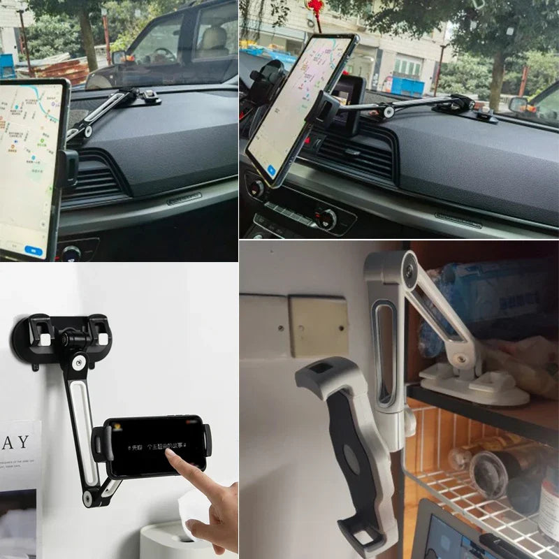 Truck SUV Tablet Car Holder Adjustable Mount Strong Sucker Stand Desktop for iPad Pro 12.9 Mini Xiaomi Mipad GPS Mobile Phone