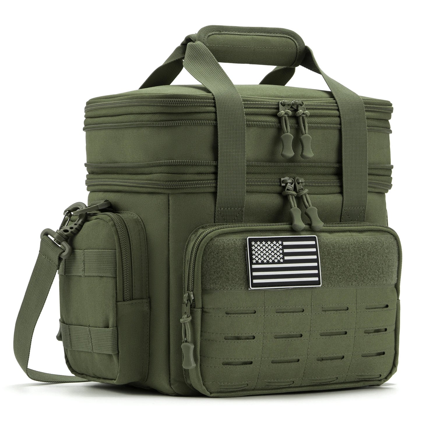 Tactical Lunch Bag for mens heavy duty lunch box Leakproof insulated Durable Thermal Cooler Bag Adult Meal Camping Picnic Pail