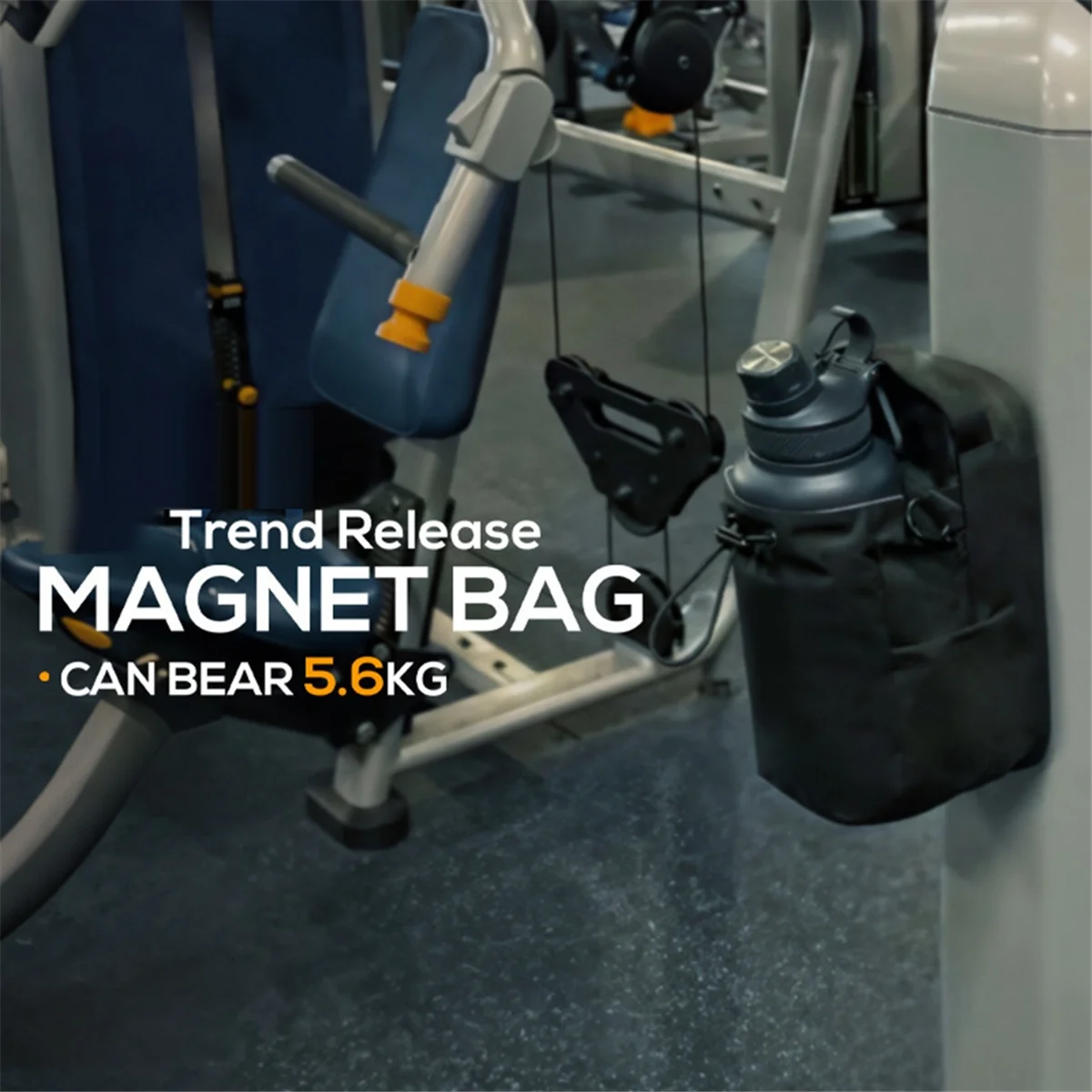 2525+ Magnetic Water Bottle Pouch Bag Gym Water Cup Holder with Magnet for Outdoor Sports Cup Holder Bag