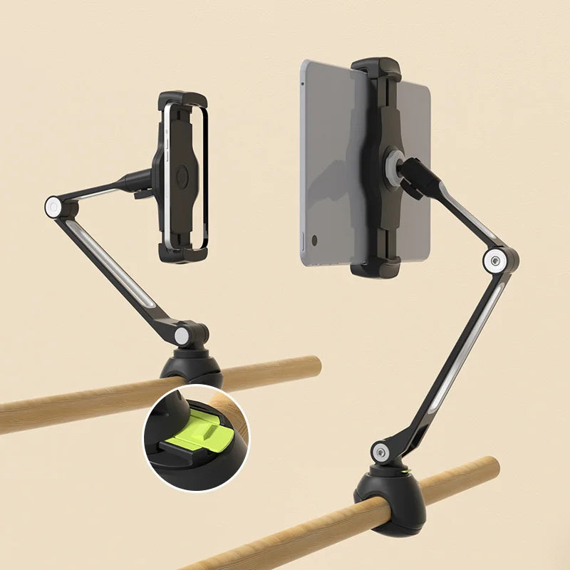 Aluminum Tablet Stand Wall Glass Desk Car Truck Phone Holder Adjustablet Mount for iPad Pro 12.9 Mini Xiaomi Samsung Tablets