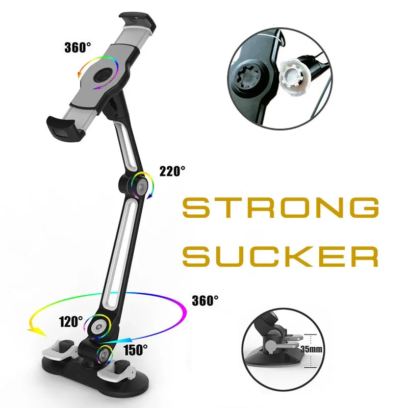Truck SUV Tablet Car Holder Adjustable Mount Strong Sucker Stand Desktop for iPad Pro 12.9 Mini Xiaomi Mipad GPS Mobile Phone