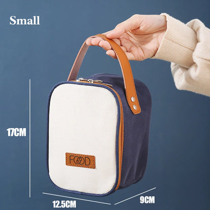 Lunch Boxes Lunch Bag 304 Stainless Steel Lunch Box For Kids Lunch Bags  Portable Folding Spoon Lunch Box Kids Thermal Bento Box