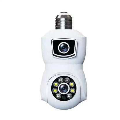 iCsee /Yoosee/V380 APP 4MP Dual Lens E27 Full Color Wireless PTZ IP Dome Camera  Intercom Security CCTV Baby Monitor