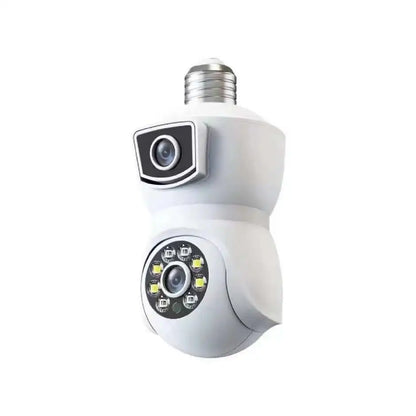 iCsee /Yoosee/V380 APP 4MP Dual Lens E27 Full Color Wireless PTZ IP Dome Camera  Intercom Security CCTV Baby Monitor