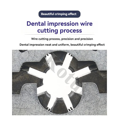 10 Tons Hydraulic Press Automotive A/C Hose Crimper Kit with Dies Manual  Air Conditioning Repair Crimping Tools